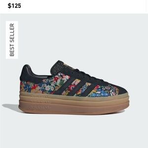 adidas Multicolor Floral Sneakers with Black and Tan